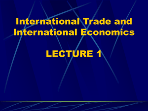 3. International Trade 1