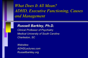 Taking Charge of ADHD - Springer School and Center