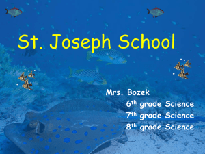 2015 Classroom goals for parents- Mrs. Bozek