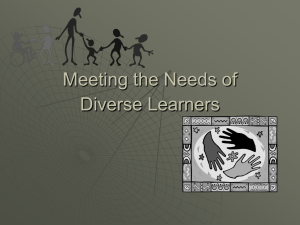 Differentiated Instruction for Diverse Learners