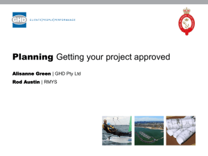 Planning Getting your approvals
