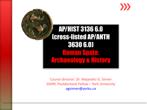 Roman Spain: Archaeology & History [HIST 3136]