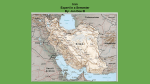 Project Example "Iran"