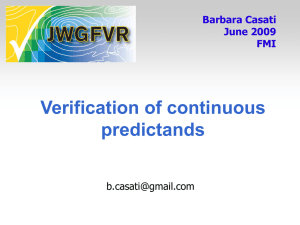 Continuous verification