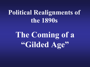 Political Realignments of the 1890s