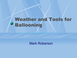 Weather Tools for Ballooning