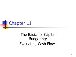 Capital Budgeting Basics, PowerPoint