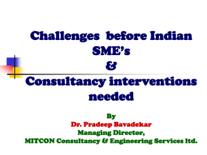 Challenges before Indian SMEs - prez - 31.12.2010