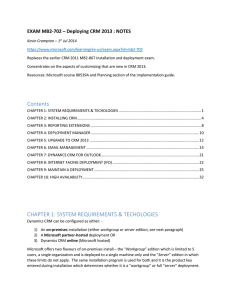 MB2-702KevNotes