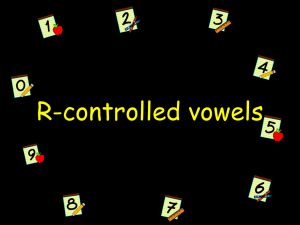 R controlled vowels - EDCP810-Multimedia-12Sp