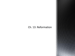 Ch 13 Renaissance & reformation 1300-1650