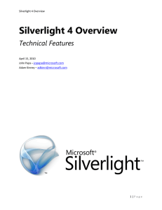 Overview of Silverlight 4