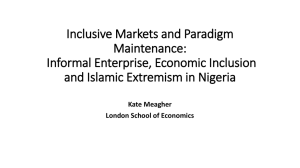 Inclusive Markets and the Art of Paradigm Maintenance PPT.