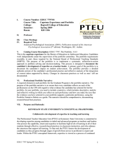 I. Course Number - Kennesaw State University