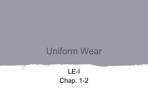 Uniform Wear - Wando AFJROTC