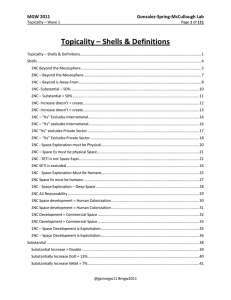 Topicality – Shells & Definitions