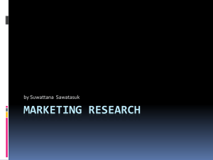 Marketing Research - Home