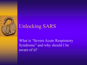 Unlocking SARS