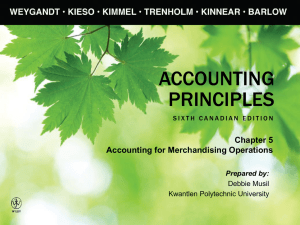 Accounting Principles, 4th Cdn Edition