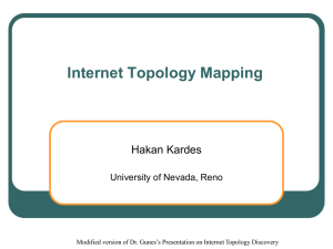 Internet Topology Mapping