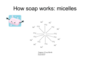 How soap works: micelles - chemistry11crescentsummer