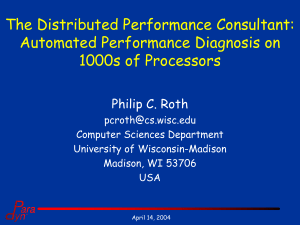 Scalable On-line Automated Performance Diagnosis