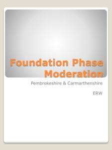 Mathematics portfolio Foundation phase
