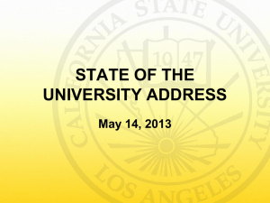 Campus E-mail Upgrade (cont.) - California State University, Los