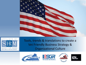 Tools, trends & translations to create a Vet Friendly