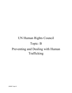 UN Human Rights Council Topic: B Preventing and Dealing with