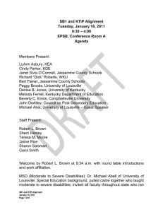 January 18, 2011 - Education Professional Standards Board