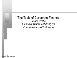 Acquisition Valuation - NYU Stern School of Business