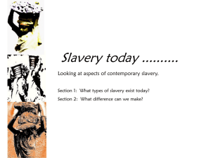 Slavery today