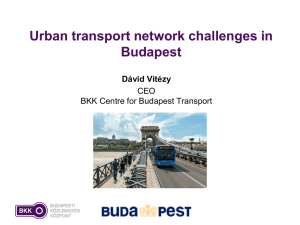 Presentation of M. Vitezy (BKK Budapest)