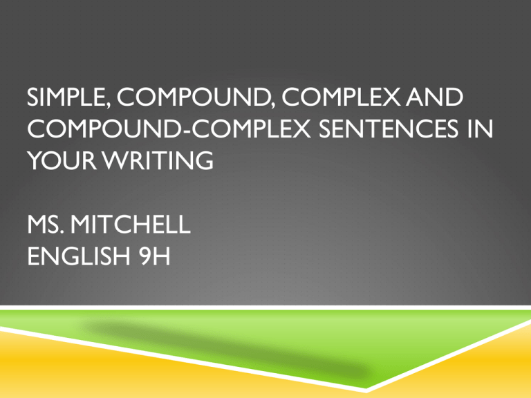 sentence-types-ppt