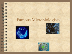 Famous Microbiologists