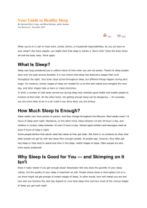 Your Guide to Healthy Sleep