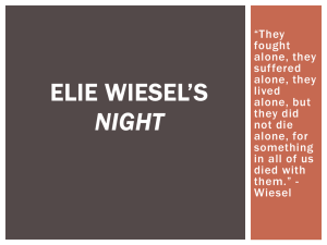 Elie Wiesel's Night
