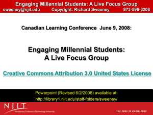 Canadian Learning Conference Presentation June 9, 2008