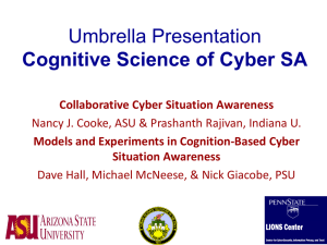 Collaborative Cyber Situation Awareness