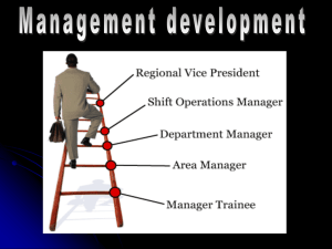 Management development