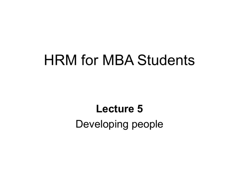 Some Common Learning And Development Methods Action