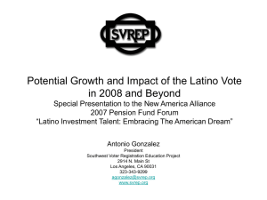 2007 National Latino Election Profile
