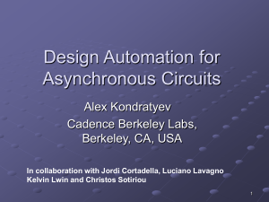 Introduction to basic concepts on asynchronous circuit design