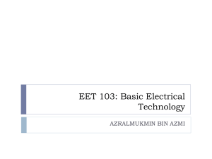 1. Introduction of EET103