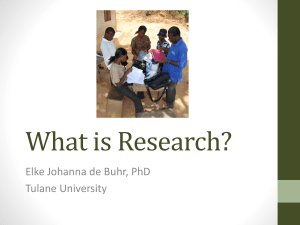 What is Research?