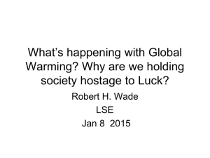 Why are we holding society hostage to Luck?