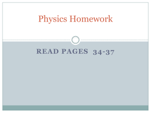 Physics Homework