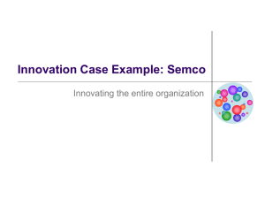 Innovation Case Example: Semco
