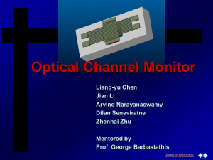 Optical Channel Monitor
